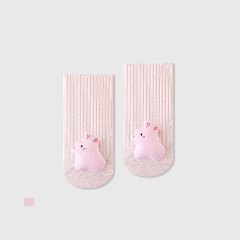 Autumn and Winter Baby Unisex Breathable Simple Animals Pattern Cute Socks, MyKids-USA®, Baby & Toddler Socks & Tights, MyKids-USA - Size/Age - XS (0-6M) - Color - Light Pink -  -  - TR2511172159-D