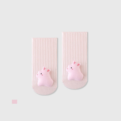 Autumn and Winter Baby Unisex Breathable Simple Animals Pattern Cute Socks, MyKids-USA®, Baby & Toddler Socks & Tights, MyKids-USA - Size/Age - XS (0-6M) - Color - Light Pink -  -  - TR2511172159-D