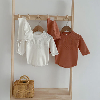 Autumn Solid Color Quality Knitwears Onesies