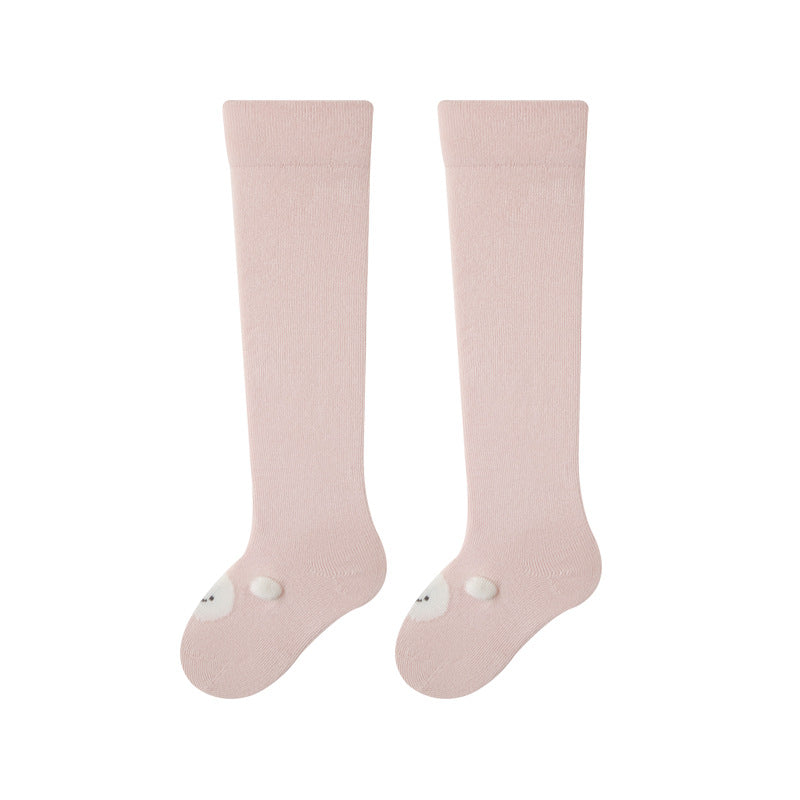 Autumn and Spring Baby Unisex Breathable Simple Cartoon Pattern Cute Stockings, MyKids-USA®, Baby & Toddler Socks & Tights, MyKids-USA - Size/Age - XS (0-6M) - Color - Pink -  -  - TR2601311113-C.