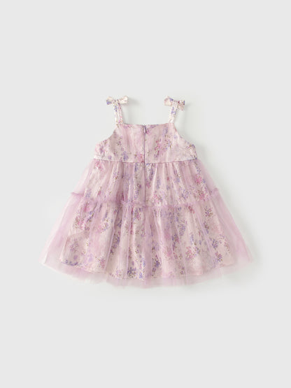 Summer Arrival Sleeveless Floral Pattern Tulle Dress for Stylish Girls, MyKids-USA®, Baby & Children's Dresses, MyKids-USA -  -  -  -  -  -  - .