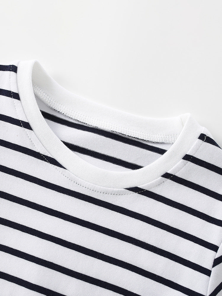 Summer Girls’ Fruits and Striped Pattern T-shirt, MyKids-USA®, T-Shirts, MyKids-USA -  -  -  -  -  -  - .