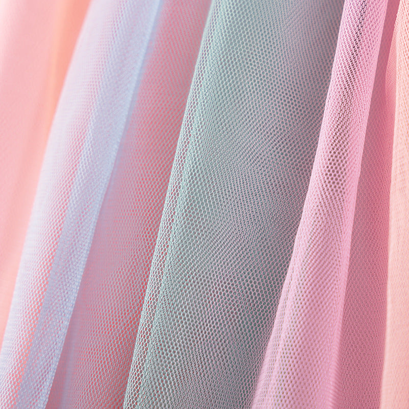 Summer Arrival Flowers Pattern Fly Sleeves Tulle Patchwork Dress for Stylish Girls, MyKids-USA®, Baby & Toddler Dresses, MyKids-USA -  -  -  -  -  -  - .