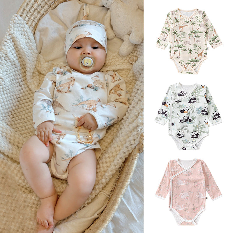 Autumn Hot Selling Baby Unisex Cartoon Animals Pattern Onesies with Hat, MyKids-USA®, Baby One-Pieces, MyKids-USA -  -  -  -  -  -  - 