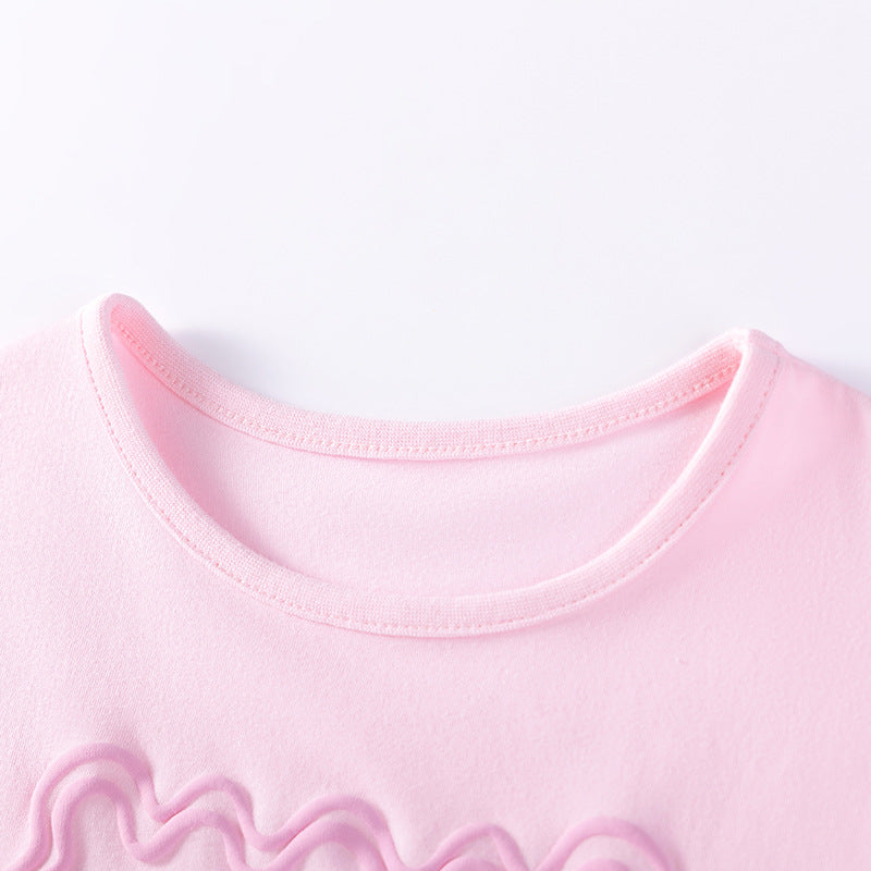 Summer Hot Selling Baby Kids Girls Short Sleeves Cartoon Pattern T-shirt and Pants Clothing Set, MyKids-USA®, Baby & Toddler Outfits, MyKids-USA -  -  -  -  -  -  - .