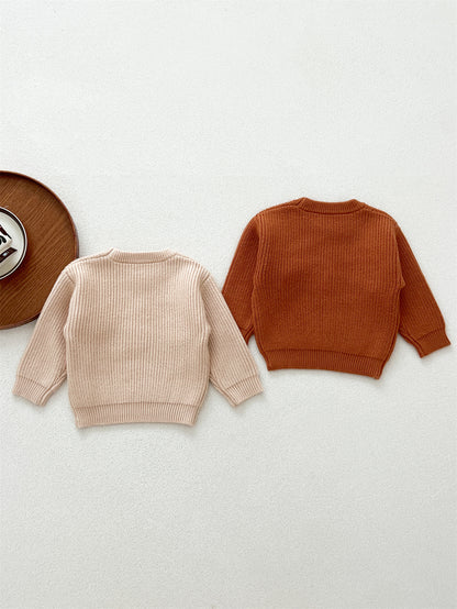 Autumn Arrival Baby Kids Unisex Comfortable Halloween Ghost Pattern Knitted Long Sleeves Pullover, MyKids-USA®, Baby & Toddler Outerwear, MyKids-USA -  -  -  -  -  -  - 