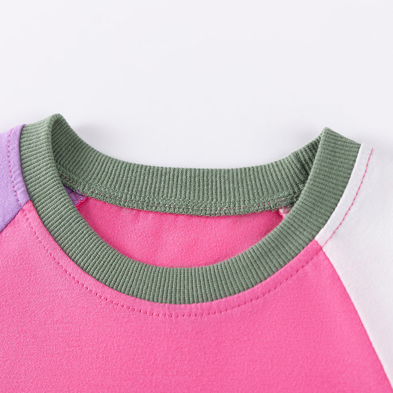 Autumn Arrival Cartoon Animals Pattern Long Sleeves Crew Neck Dress for Stylish Girls, MyKids-USA®, Baby & Toddler Dresses, MyKids-USA -  -  -  -  -  -  - 