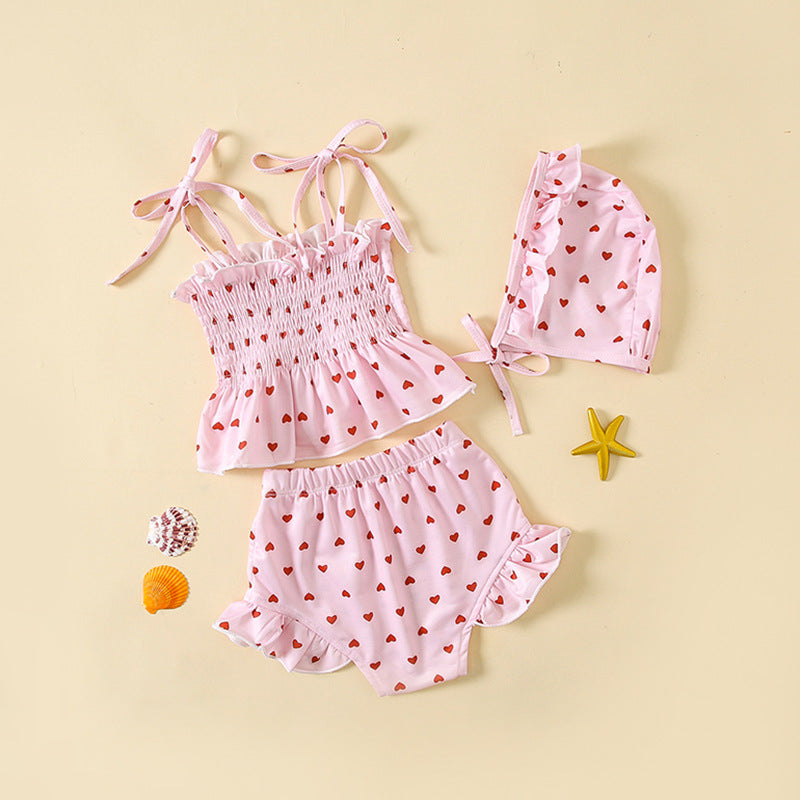 Arrival Girls’ Hearts Pattern Swimwear Set, MyKids-USA®, Baby & Toddler Swimwear, MyKids-USA -  -  -  -  -  -  - .