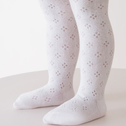 Summer and Spring Baby Kids Girls Breathable Flowers and Geometric Pattern Leggings