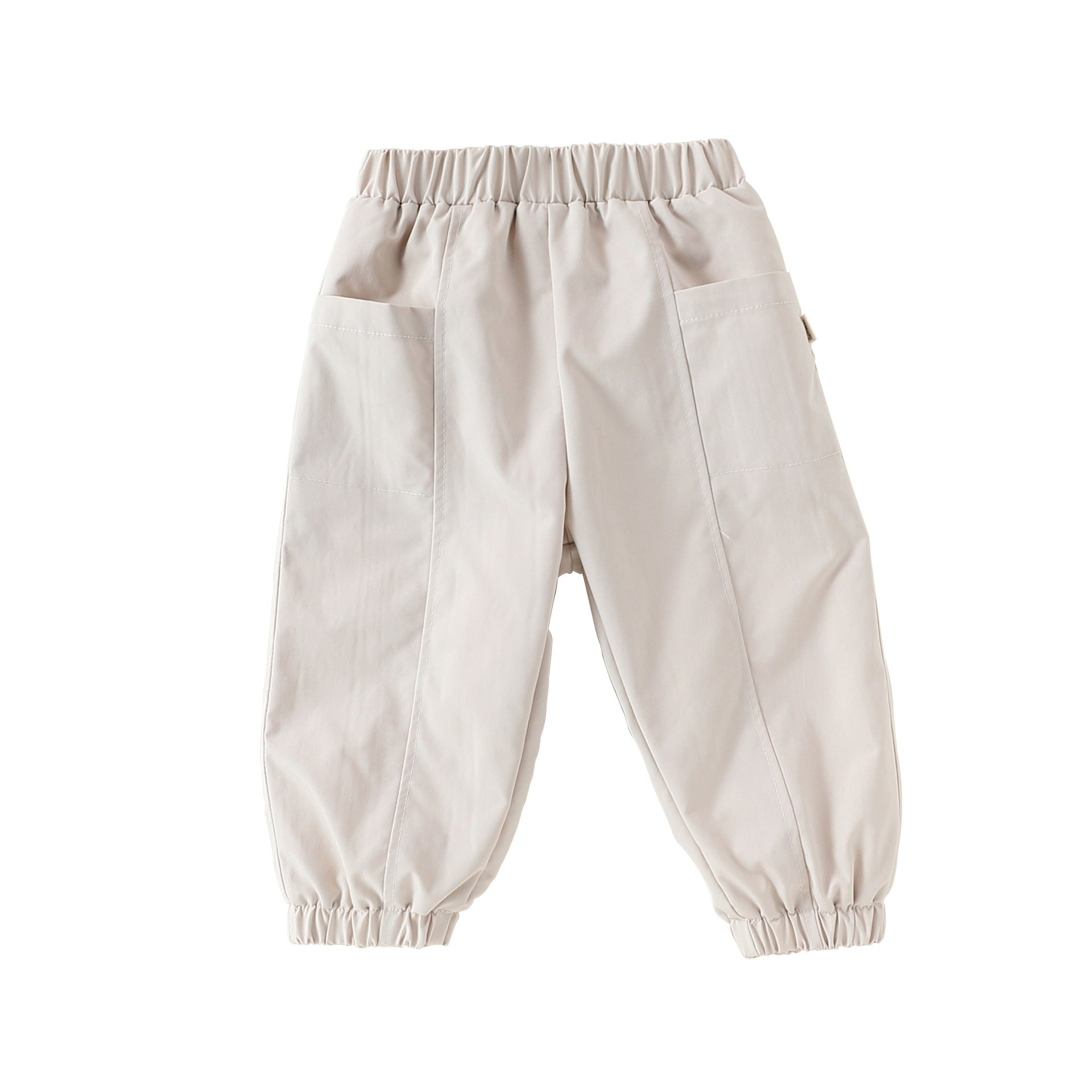Autumn and Winter Arrival Casual Style Solid Color Thick Pants for Baby and Kids, MyKids-USA®, Trousers, MyKids-USA - Size/Age - 80 (9-12M) - Color - Beige -  -  - TR2601051807-A.