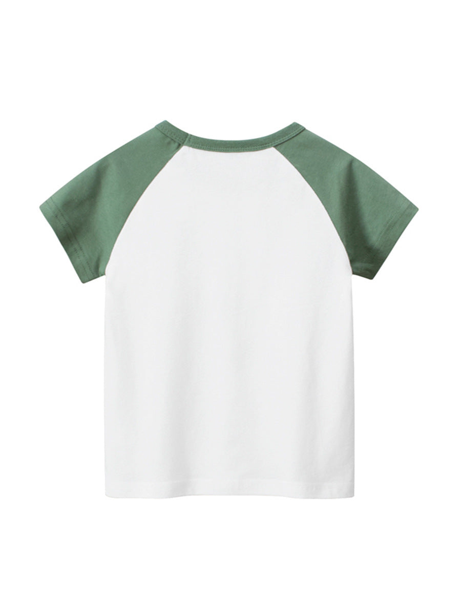Summer Boys’ Letters Pattern T-shirt in European and American Style, MyKids-USA®, T-Shirts, MyKids-USA -  -  -  -  -  -  - .