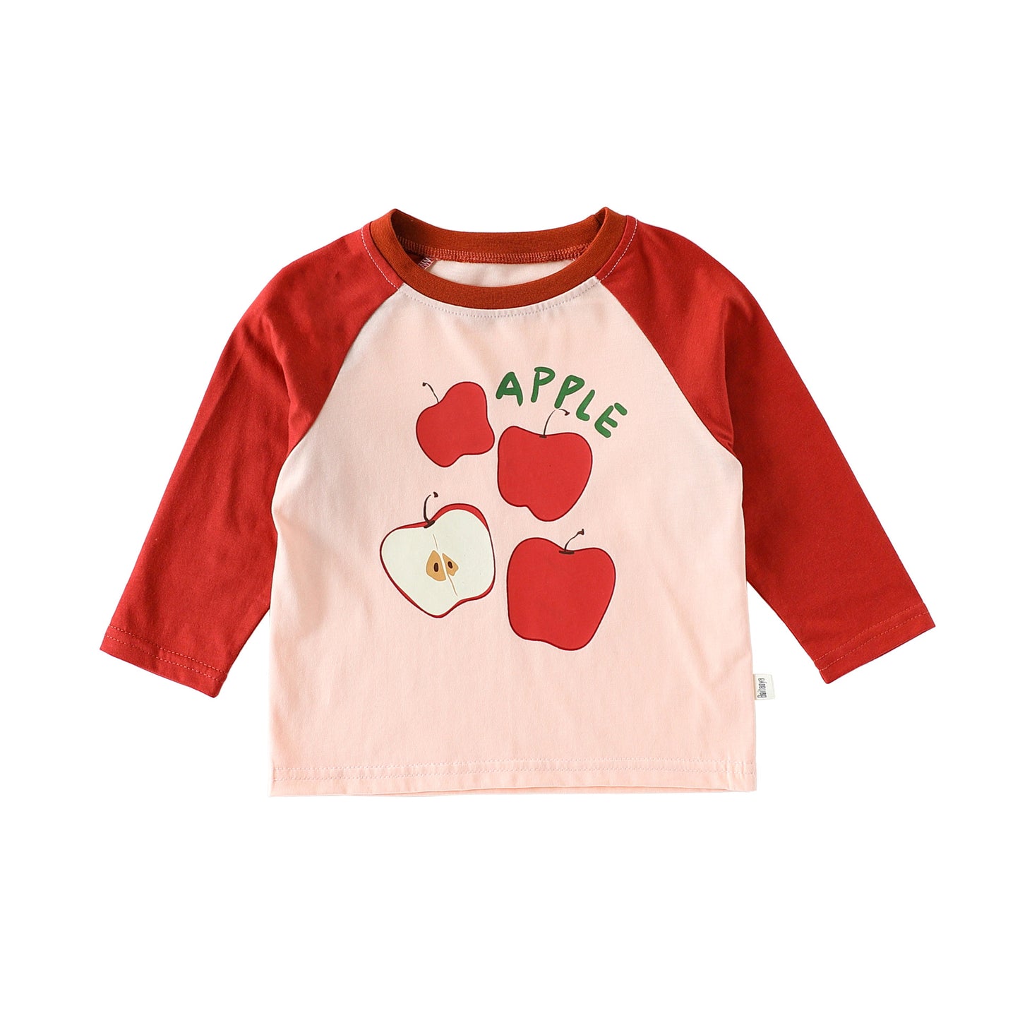 Autumn and Spring Arrival Baby Kids Long Sleeves Cartoon Pattern Color Patchwork Top, MyKids-USA®, Shirts, MyKids-USA - Size/Age - 80 (9-12M) - Color - Red -  -  - TR2509242316-B