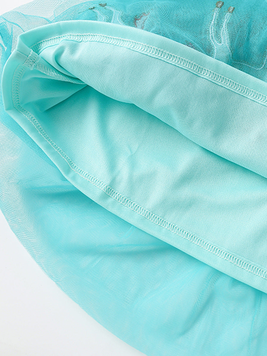 Summer Arrival Cartoon Pattern Fly Sleeves Crew Neck Dress for Stylish Girls, MyKids-USA®, Baby & Toddler Dresses, MyKids-USA -  -  -  -  -  -  - .