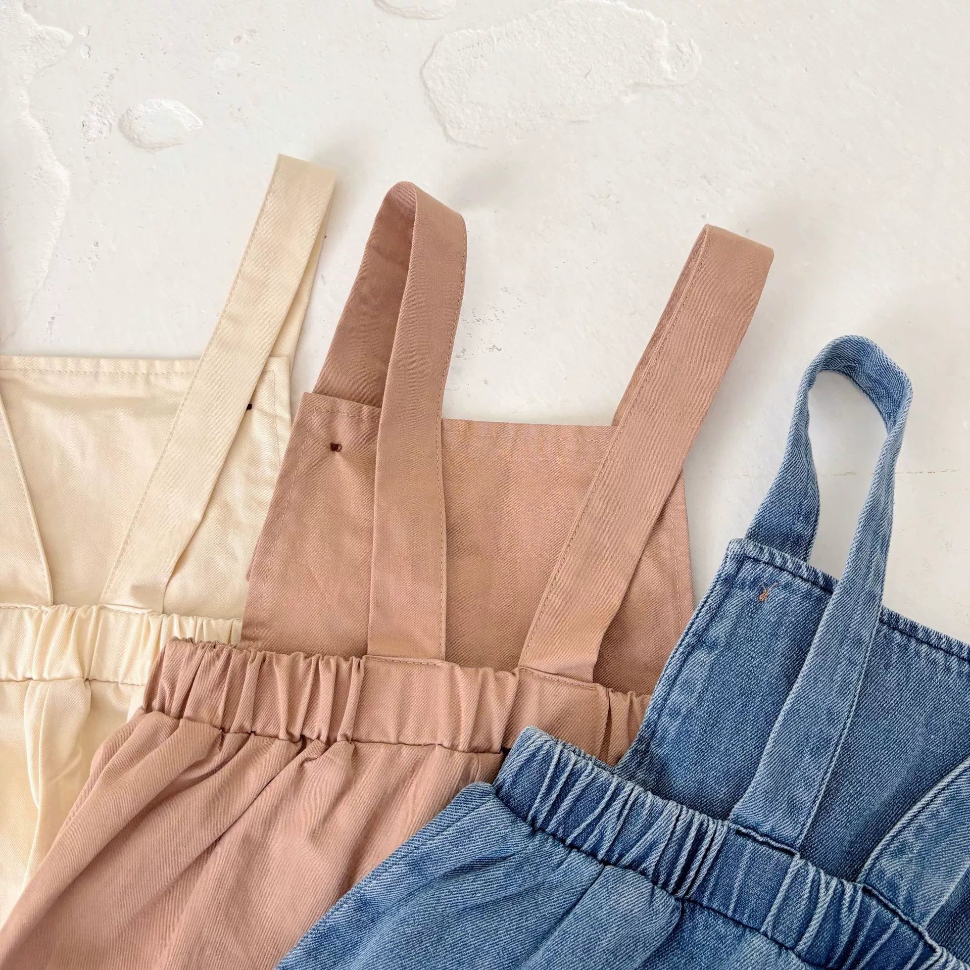 Summer Arrival Baby Girls Sleeveless Simple Denim Overalls Rompers, MyKids-USA®, Baby One-Pieces, MyKids-USA -  -  -  -  -  -  - 