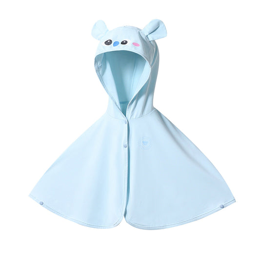 Summer Baby Kids Unisex Hooded Cool Sun Cape, MyKids-USA®, Baby & Toddler Coats & Jackets, MyKids-USA - Size/Age - 80 (9-12M) - Color - Blue -  -  - TR2606051837-A.
