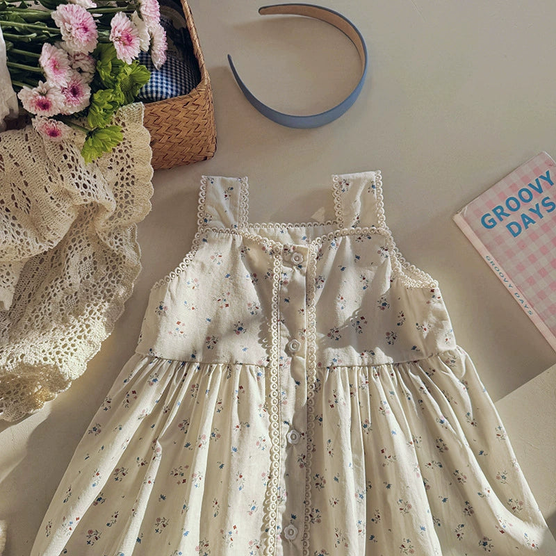 Summer Arrival Baby Kids Girls Cute Sleeveless Flowers Pattern Printed MyKids-USA Summer Arrival Baby Kids Girls Cute Sleeveless Flowers Pattern Printed MyKids-USA