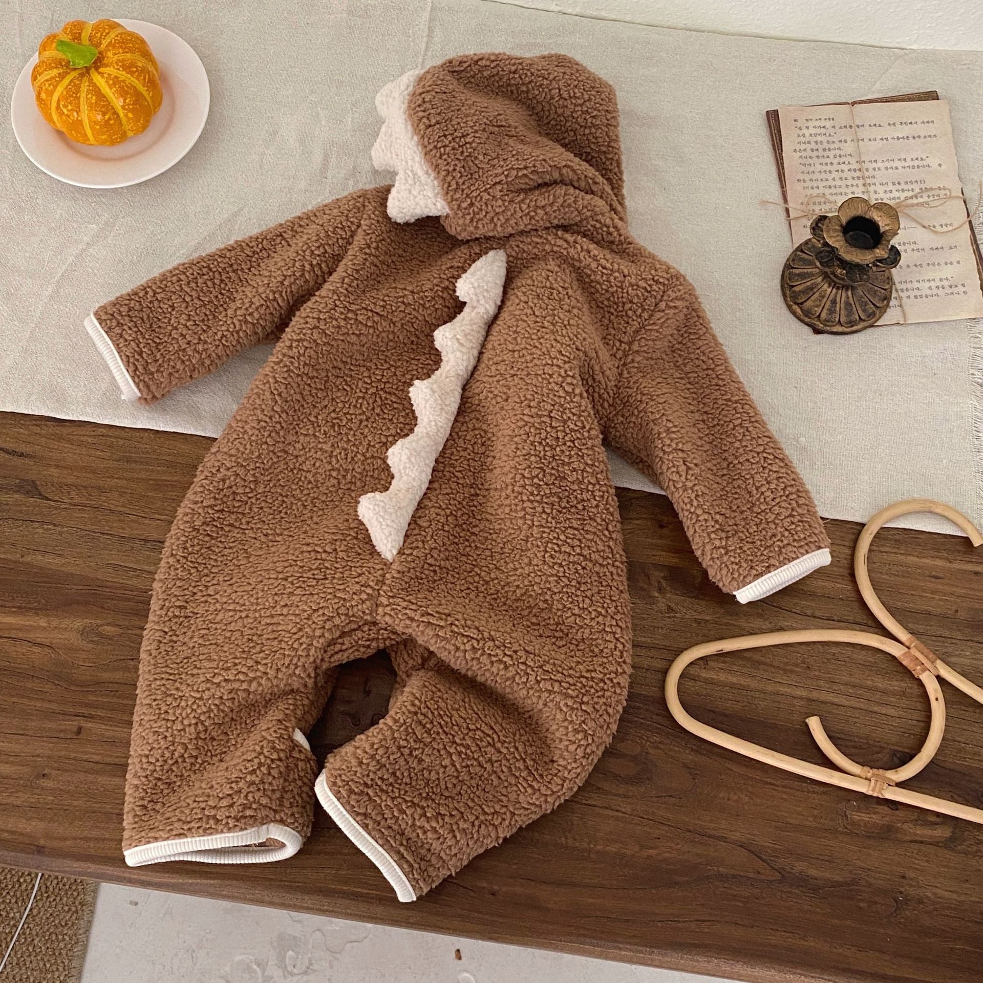 Winter and Autumn Arrival Baby Unisex Long Sleeves Color Patchwork Fluffy Rompers, MyKids-USA®, Baby One-Pieces, MyKids-USA -  -  -  -  -  -  - 