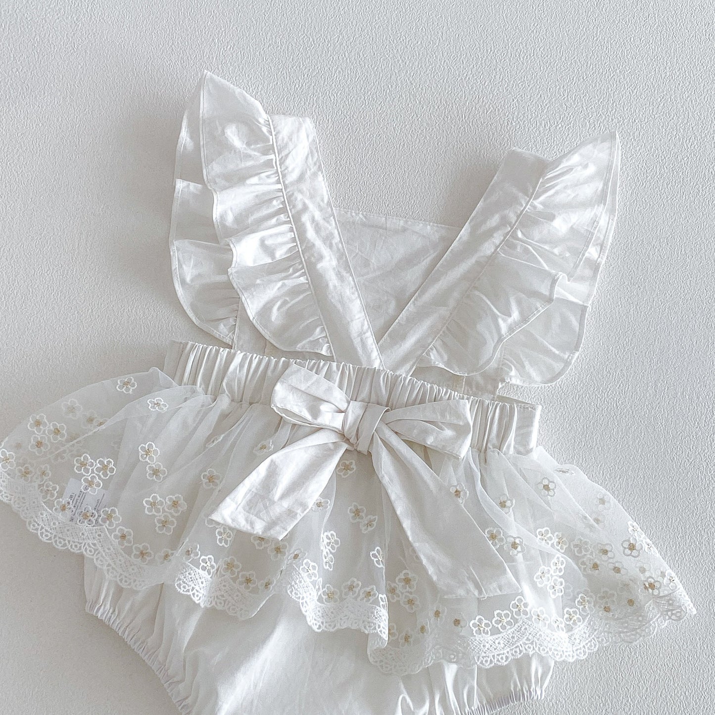 Summer Arrival Baby Girls Fly Sleeves Flowers Pattern Bodysuit, MyKids-USA®, Baby One-Pieces, MyKids-USA -  -  -  -  -  -  - .