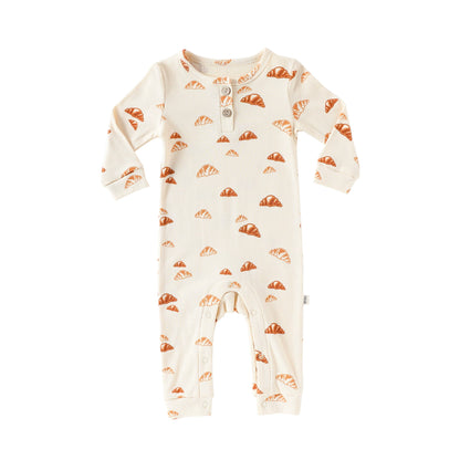 Autumn Arrival Baby Unisex Long Sleeves Casual Geometric Pattern Crew Neck Rompers, MyKids-USA®, Baby One-Pieces, MyKids-USA - Size/Age - 66 (3-6M) - Color - Apricot -  -  - TR2509022136-A