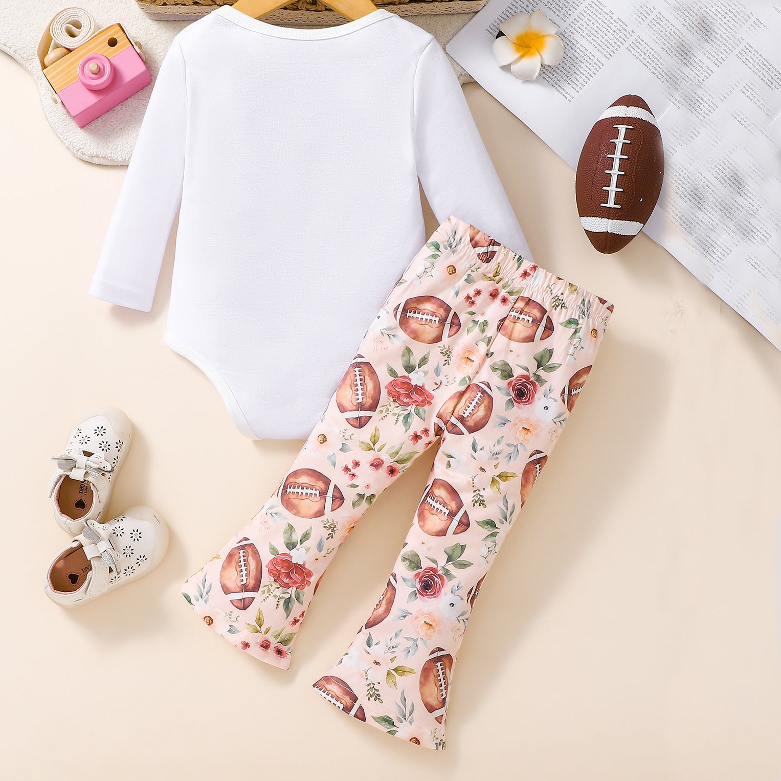 Arrival Autumn Baby Kids Girls Long Sleeves Floral Pattern Onesies and Pink Pants Clothing Set, MyKids-USA®, Baby & Children's Outfits, MyKids-USA -  -  -  -  -  -  - .