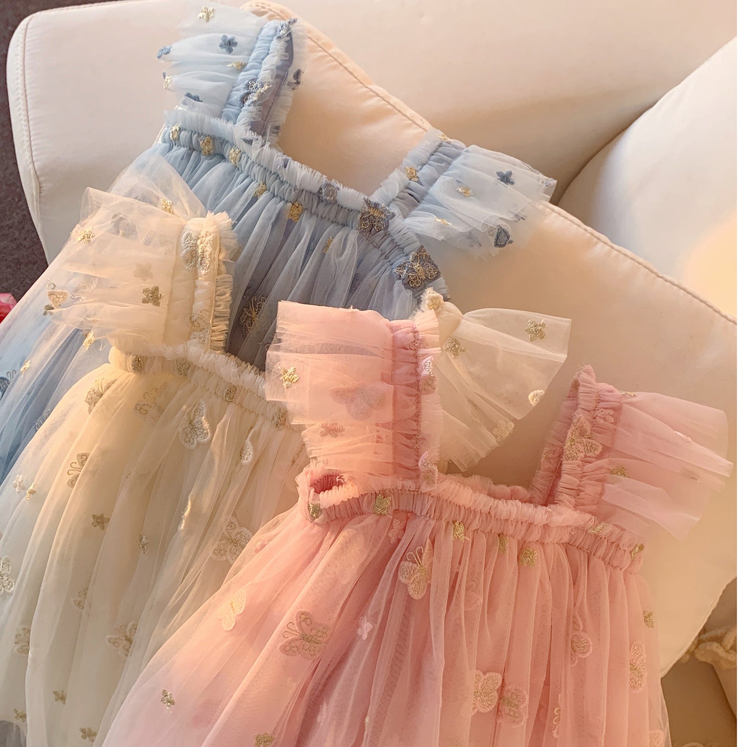 sleeveless women's light pink off the shoulder dress for summer Either Way Mini Womens Fashionable Solid Color Sloping Shoulder Sexy Waist Long Dress With Pockets Please check the Size Chart before order Cabana Life - Sunset Oasis