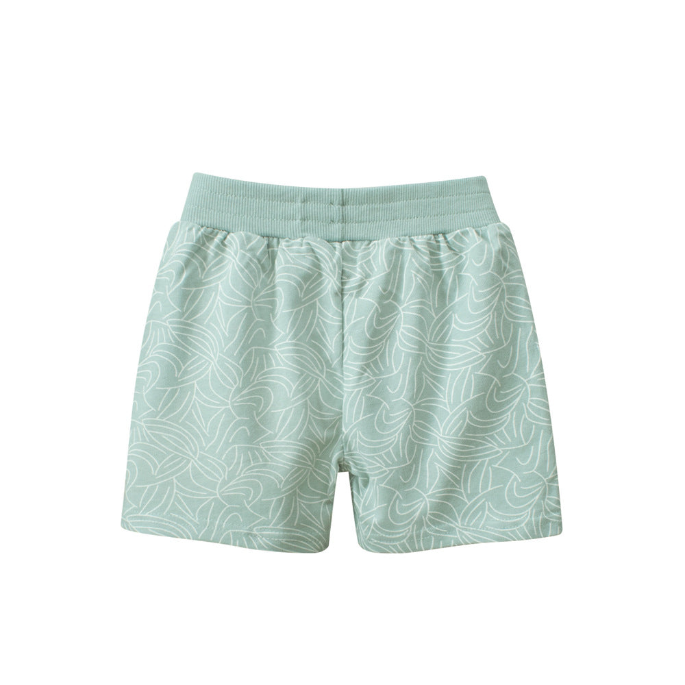 Summer Arrival Boys Cotton Casual Style Geometric Pattern Shorts, MyKids-USA®, Short Trousers, MyKids-USA -  -  -  -  -  -  - 