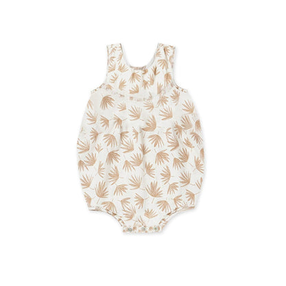 Summer Arrival Baby Unisex Floral Pattern Strap Onesies Bodysuits, MyKids-USA®, Baby One-Pieces, MyKids-USA - Size/Age - 66 (3-6M) - Color - Beige -  -  - TR2506282258-A