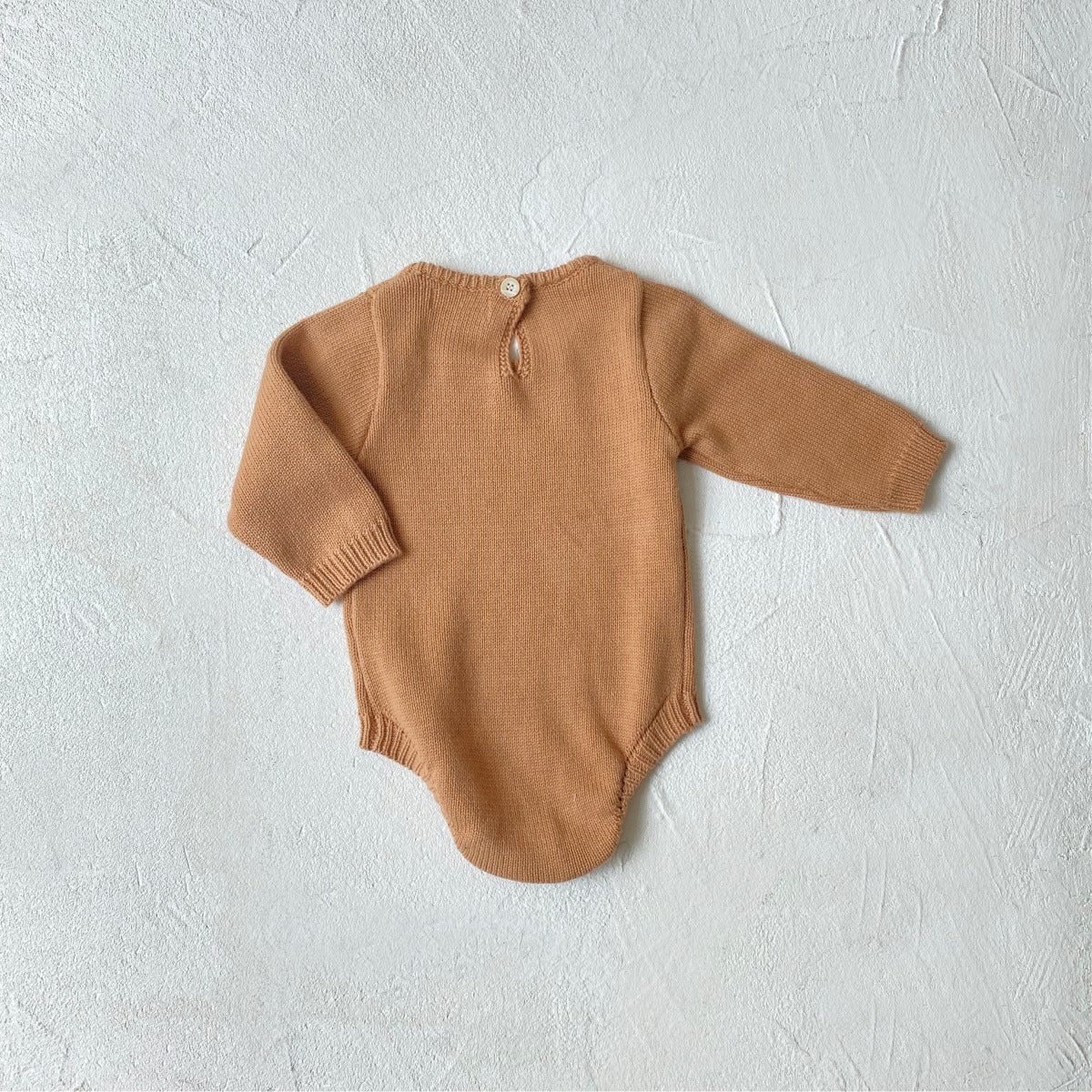 Arrival Autumn and Winter Baby Unisex Simple Solid Color Pattern Long Sleeves Knitted Bodysuit