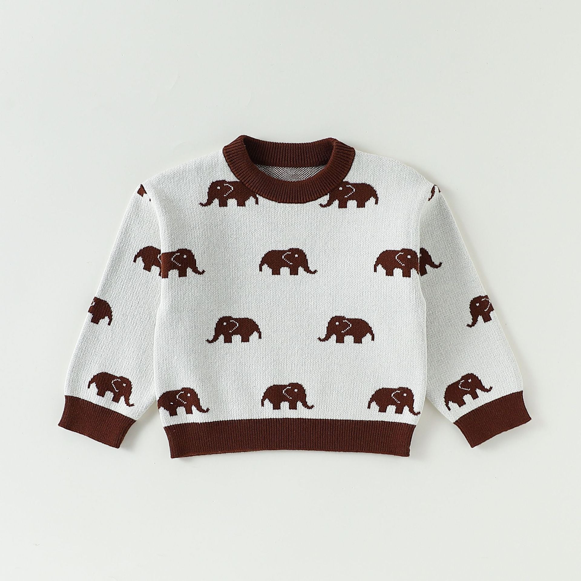 Autumn Arrival Baby Unisex Long Sleeves Animals Pattern Crew Neck Rompers, MyKids-USA®, Baby One-Pieces, MyKids-USA -  -  -  -  -  -  - 