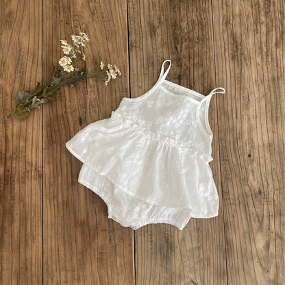 Summer Arrival Baby Girls Cute Sleeveless Floral Pattern Dress Design Onesies, MyKids-USA®, Baby One-Pieces, MyKids-USA -  -  -  -  -  -  - 