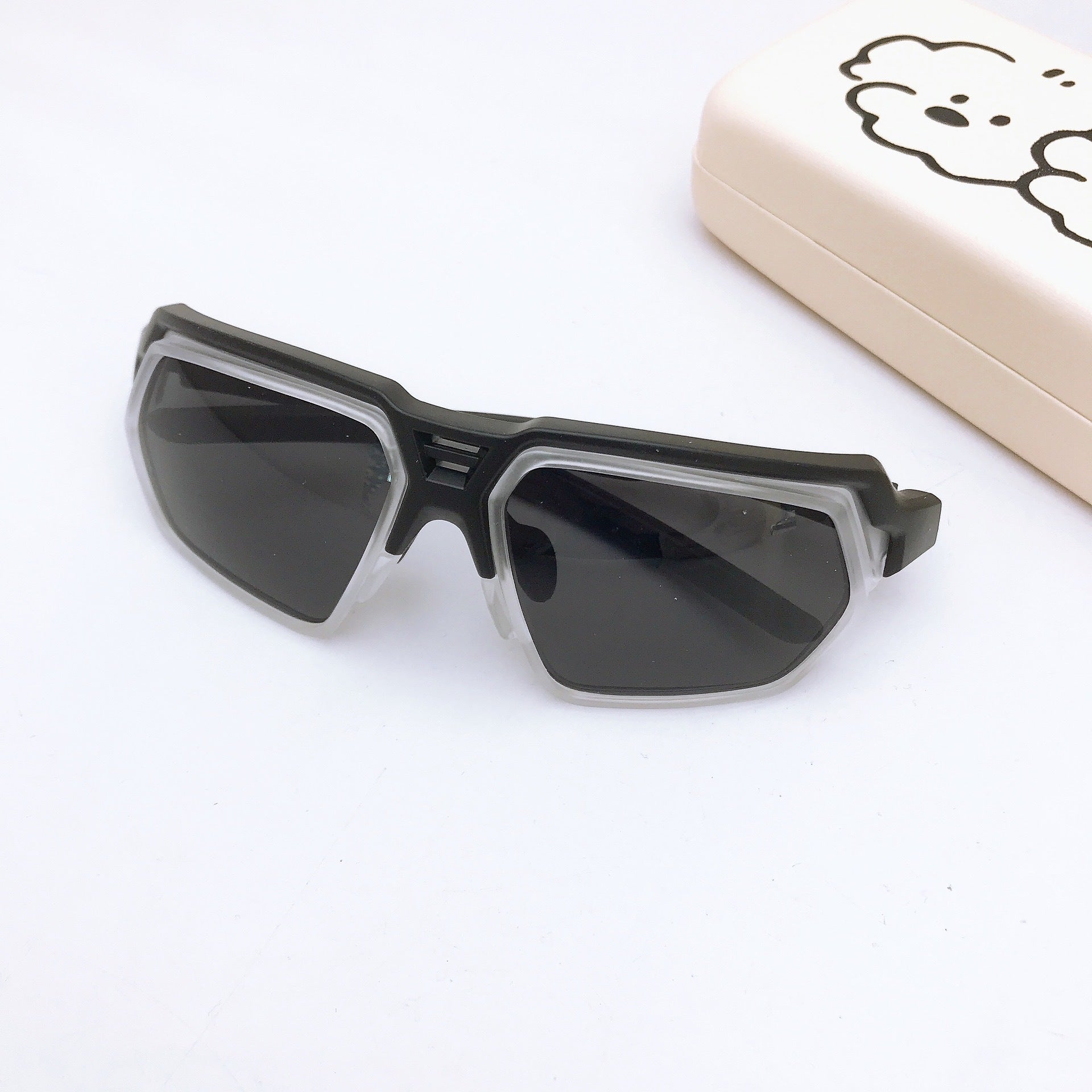Fashionable Boys’ Sunglasses – UV Shielding & Trendy Design for Outdoor Fun, MyKids-USA®, Sunglasses, MyKids-USA - Size/Age - Average Size (0-12Y） - Color - Black -  -  - TR2601281016-A.