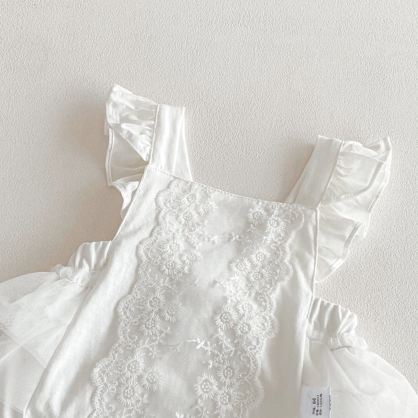 Summer Arrival Baby Girls Sleeveless Flowers Lace Embroidered Pattern Strap Bodysuit, MyKids-USA®, Bodysuits, MyKids-USA -  -  -  -  -  -  - .