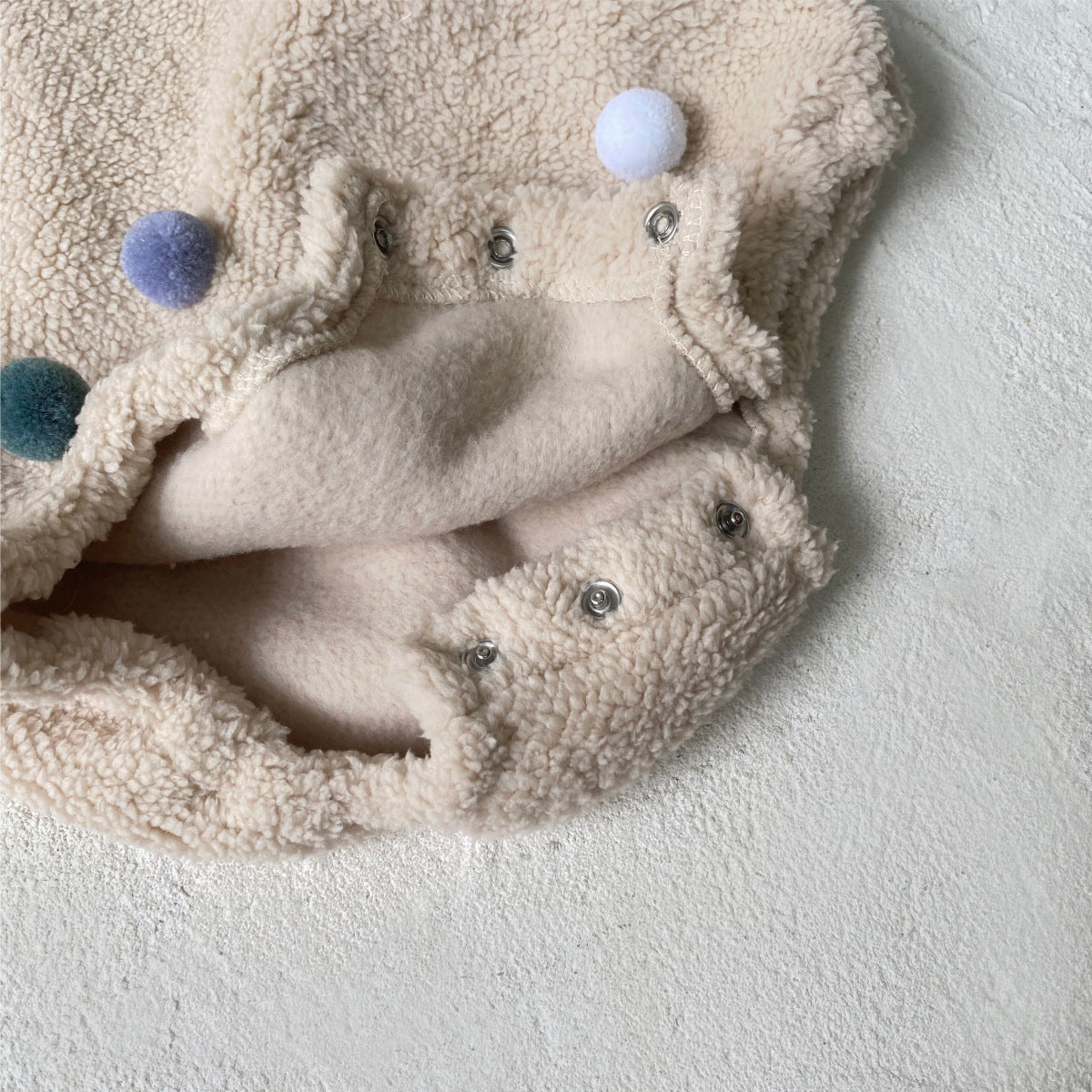 Winter and Spring Arrival Baby Unisex Fluffy Long Sleeves Colorful Balls Pattern Bodysuit, MyKids-USA®, Baby One-Pieces, MyKids-USA -  -  -  -  -  -  - .