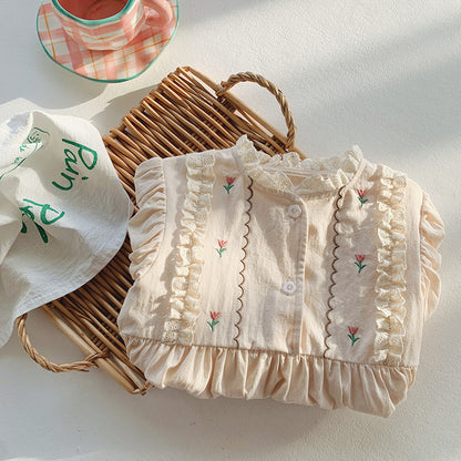 Summer Arrival Baby Kids Girls Cute Short Sleeves Flowers Pattern Embroidered Dress, MyKids-USA®, Baby & Toddler Dresses, MyKids-USA -  -  -  -  -  -  - 