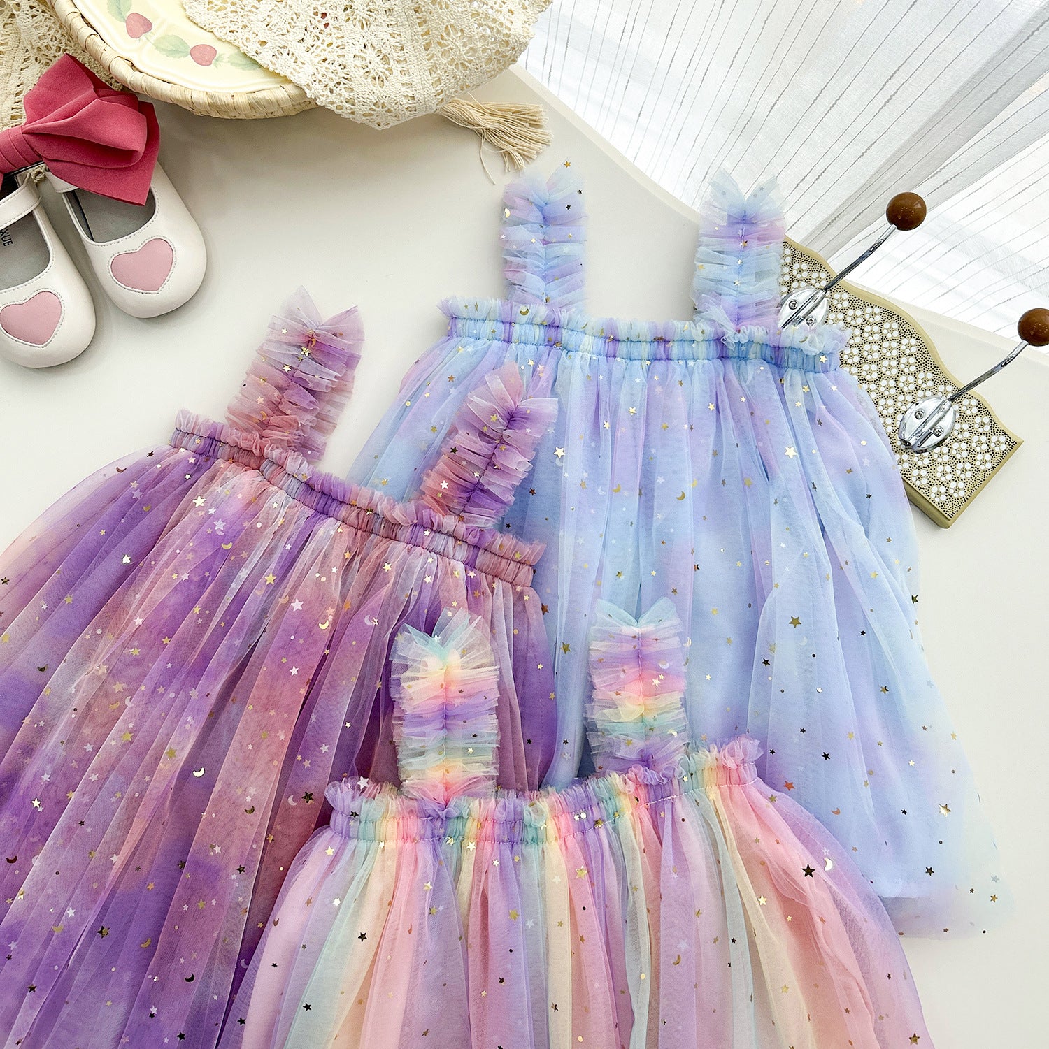 Design Summer Kids Girls Elegant Fairy Style Sequin Mesh Sleeveless Dr MyKids-USA Design Summer Kids Girls Elegant Fairy Style Sequin Mesh Sleeveless Dr MyKids-USA