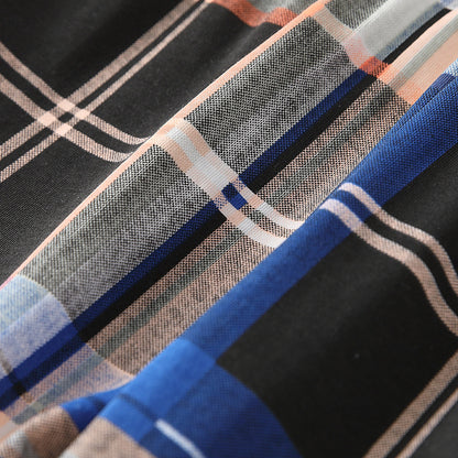 Spring and Autumn Boys Cartoon Embroidered Pattern Long Sleeves Top and Plaid Pants Clothing Set, MyKids-USA®, Baby & Toddler Outfits, MyKids-USA -  -  -  -  -  -  - 