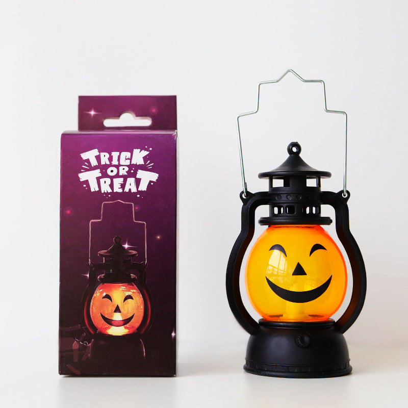 Halloween 4 pieces set Vintage Hanging Oil Lamp Electronic Candle Pumpkin Light, MyKids-USA®, Seasonal & Holiday Decorations, MyKids-USA -  -  -  -  -  -  - 