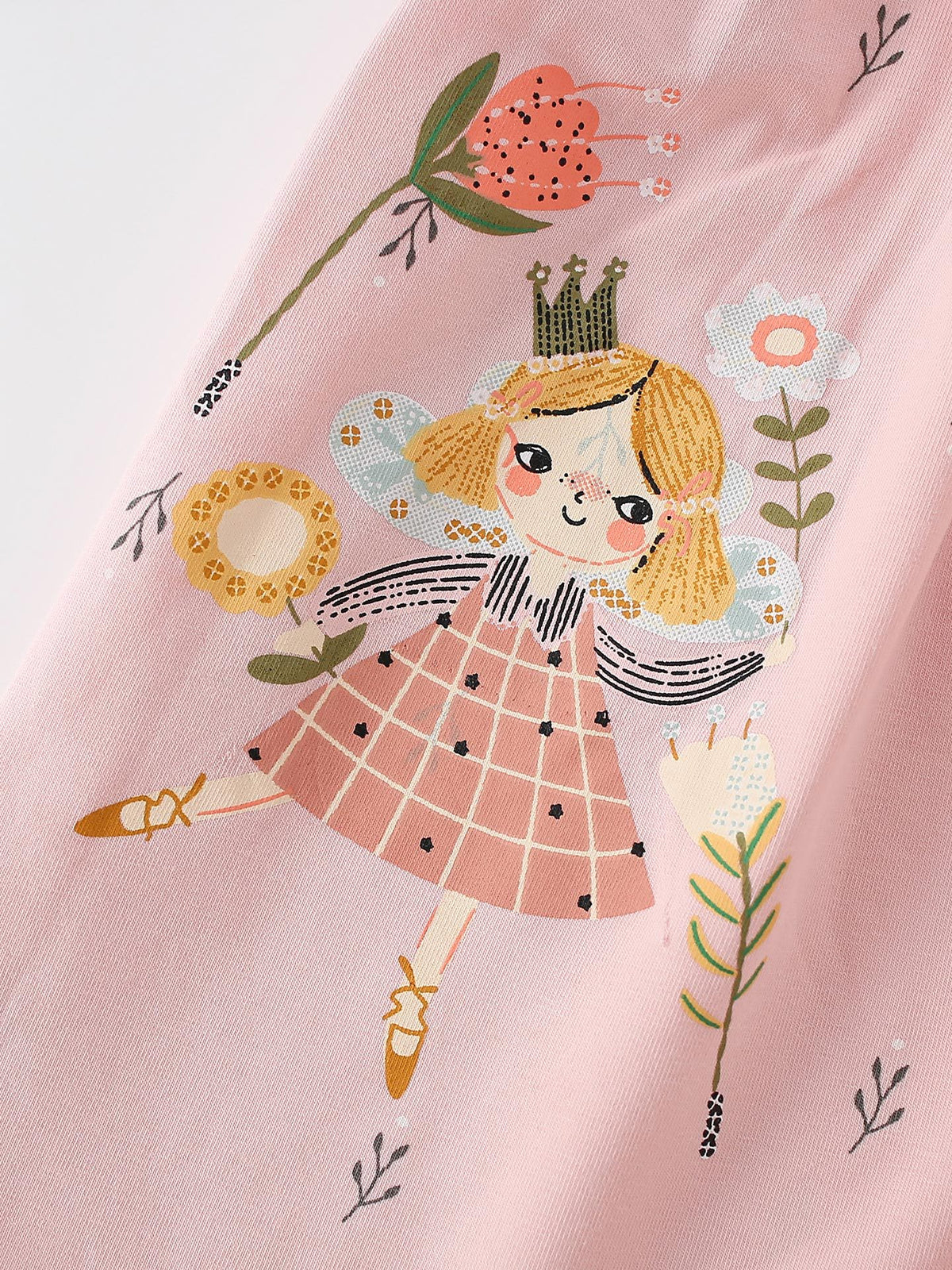 MyKids-USA® Autumn Arrival Baby Kids Girls Princess Cartoon Pattern Long Sleeves Dress