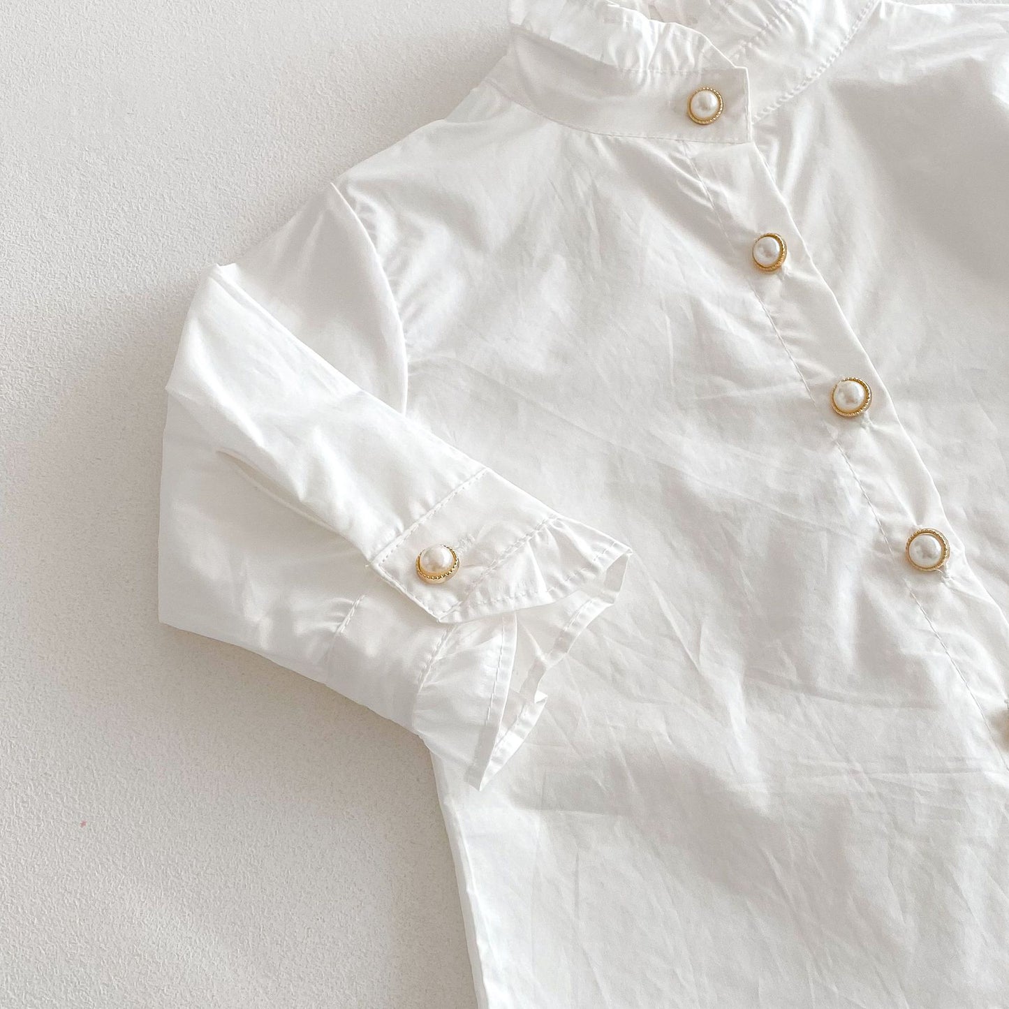 Spring and Autumn Kids Girls Solid Color Beige Long Sleeves Single Breasted Shirt or Preppy Dress Clothing Set, MyKids-USA®, Baby & Toddler Dresses, MyKids-USA -  -  -  -  -  -  - 