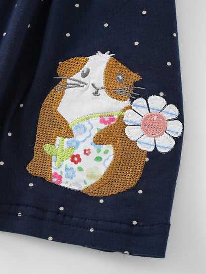 MyKids-USA® Autumn Arrival Baby Kids Girls Princess Cartoon Pattern Long Sleeves Dress