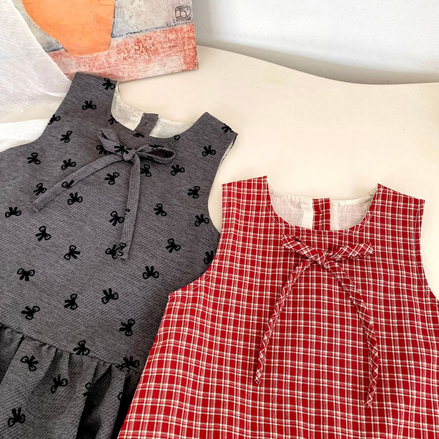 MyKids-USA® Arrival Autumn Baby Kids Girls Sleeveless Dress and Long Sleeves Top