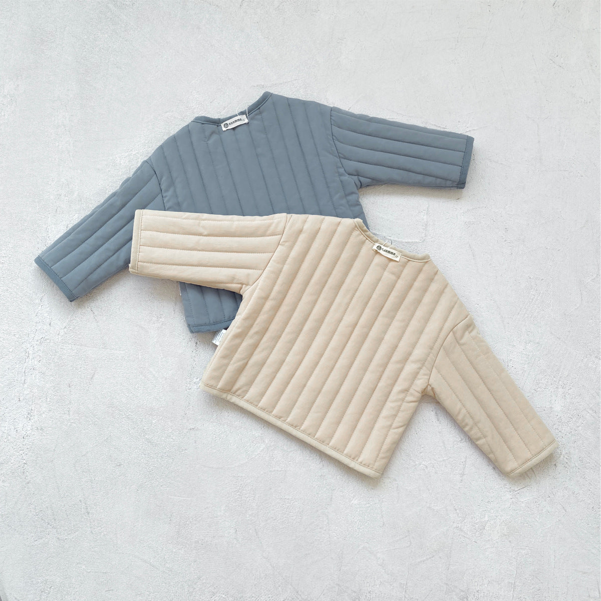 Winter Arrival Baby Unisex Long Sleeves Letters Pattern Cotton-Padded Warm Coat