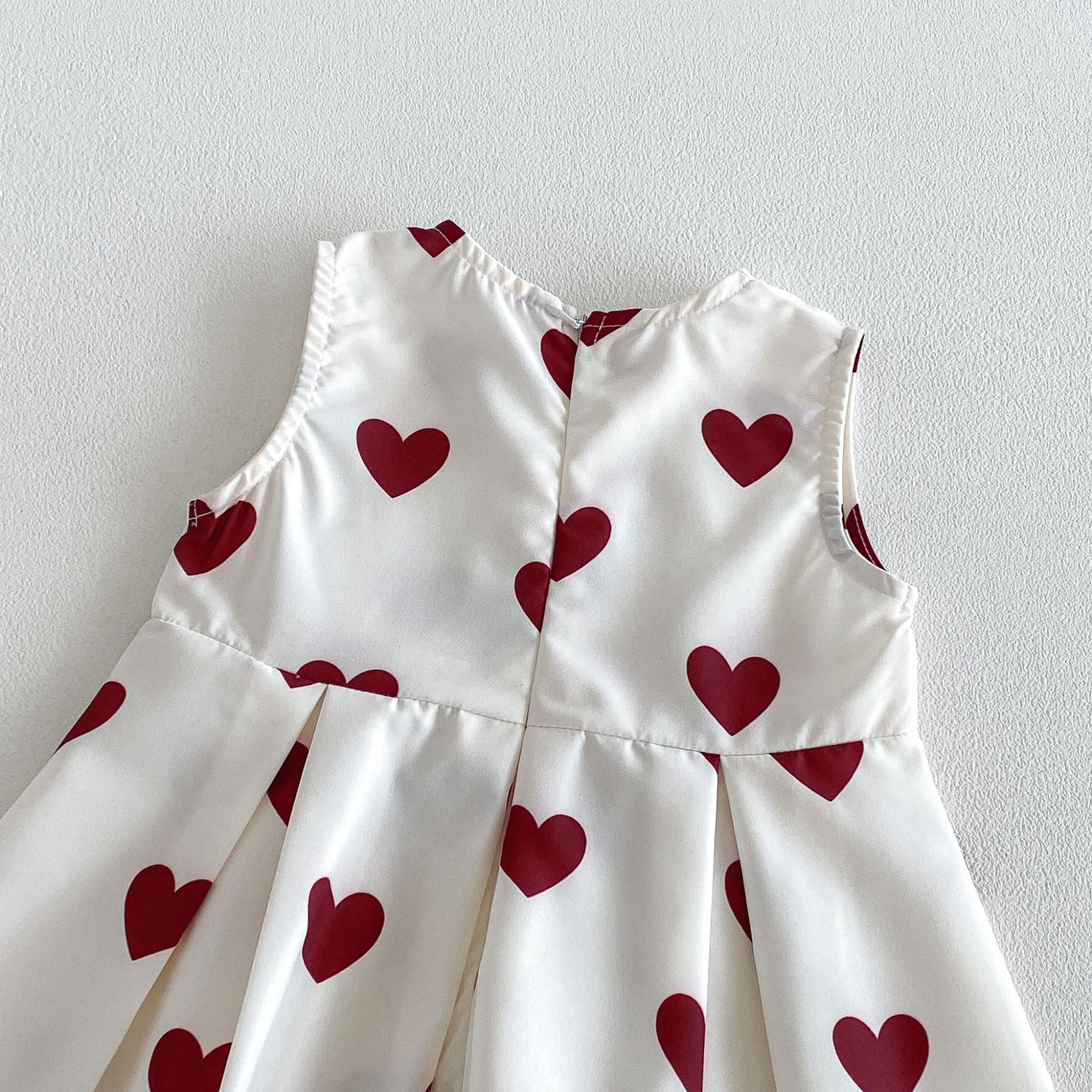 Summer Arrival Baby Girls Sleeveless Hearts Pattern Dress, MyKids-USA®, Baby & Children's Dresses, MyKids-USA -  -  -  -  -  -  - .