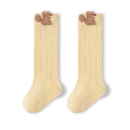 Autumn and Winter Baby Unisex Breathable Animals Cartoon Pattern Cute Stockings, MyKids-USA®, Baby & Toddler Socks & Tights, MyKids-USA - Size/Age - XS (0-6M) - Color - Yellow -  -  - TR2601081231-E.