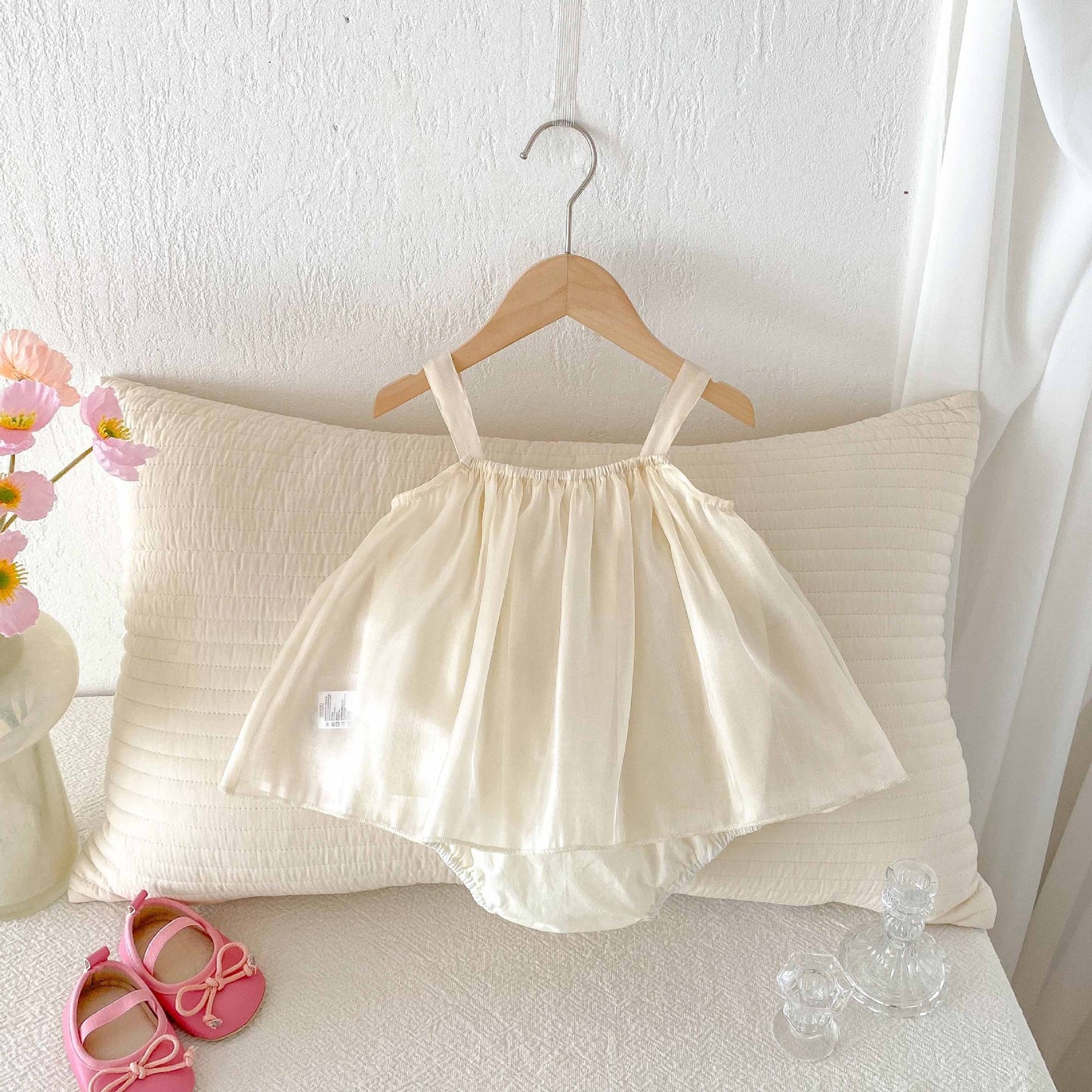 Summer Arrival Baby Girls Colorful Flowers Pattern Strap Onesies, MyKids-USA®, Baby One-Pieces, MyKids-USA -  -  -  -  -  -  - 