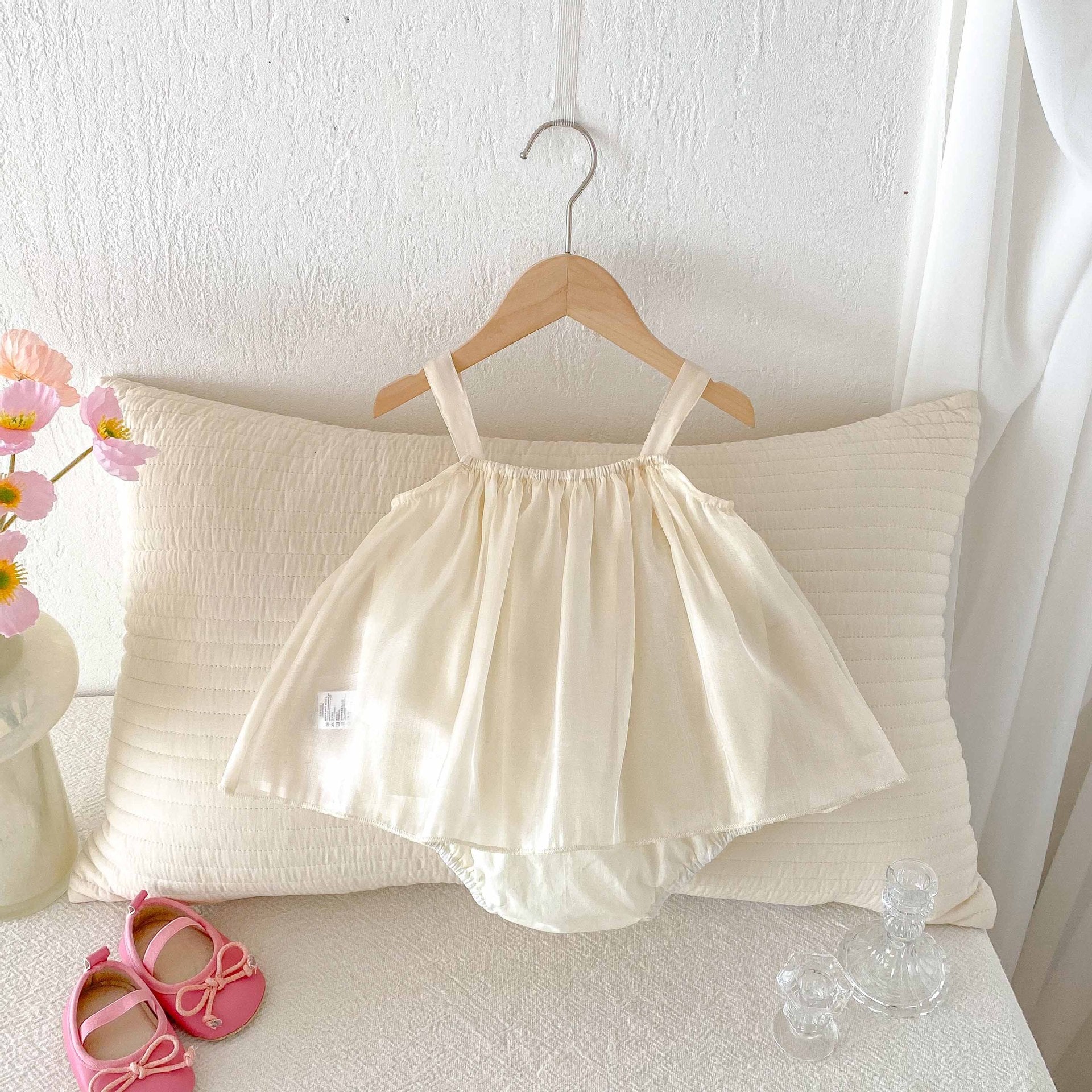 Summer Arrival Baby Girls Colorful Flowers Pattern Strap Onesies, MyKids-USA®, Baby One-Pieces, MyKids-USA -  -  -  -  -  -  - 