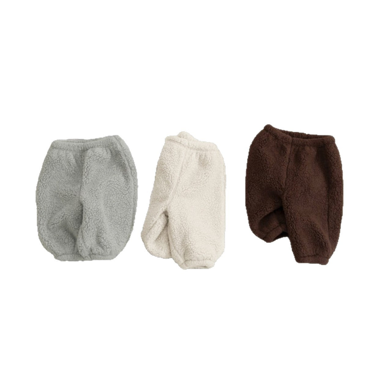 Winter and Spring Arrival Baby Unisex Fluffy Solid Color Pants, MyKids-USA®, Trousers, MyKids-USA -  -  -  -  -  -  - .