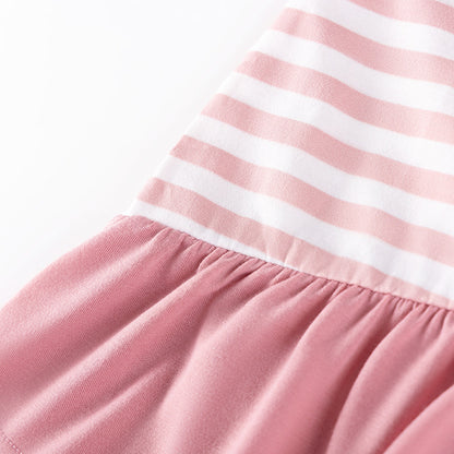 Summer Arrival Cartoon Rabbit Pattern Short Sleeves Dress for Stylish Girls, MyKids-USA®, Baby & Toddler Dresses, MyKids-USA -  -  -  -  -  -  - 