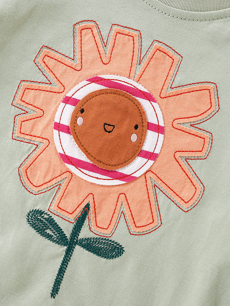 Arrival Summer Baby Kids Girls Short Sleeves Cartoon Pattern T-shirt and Shorts Clothing Set