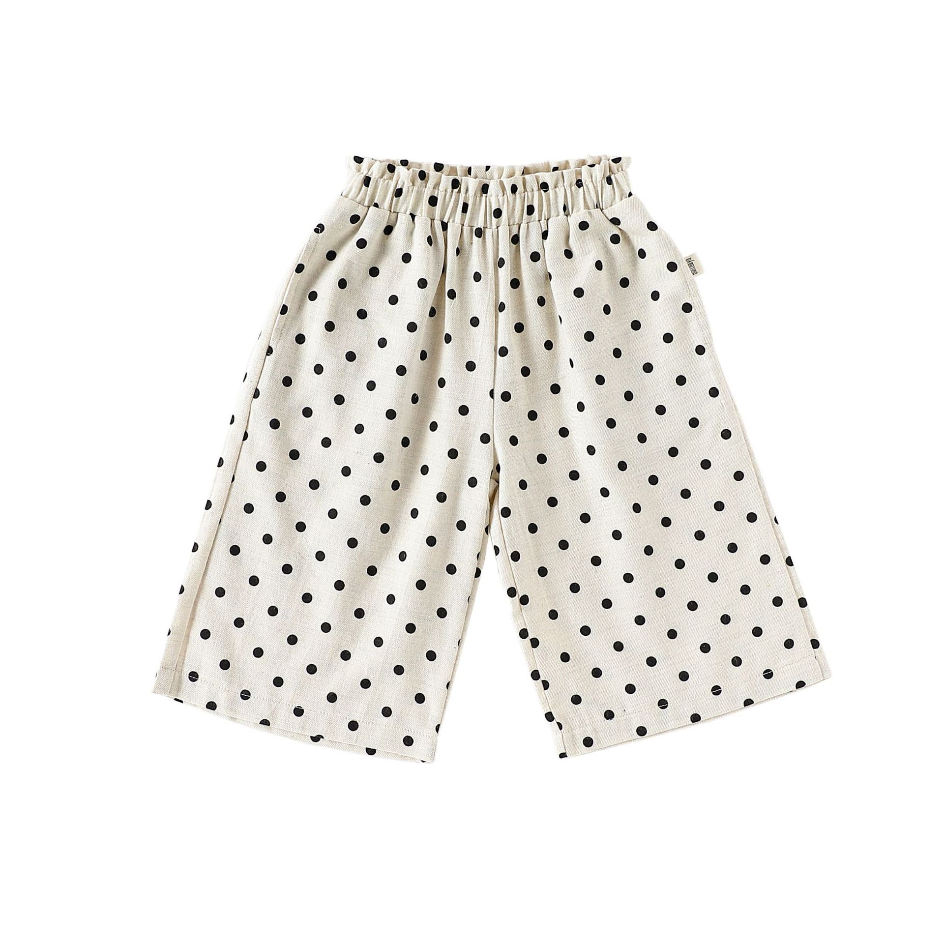 Autumn Arrival Casual Baby Kids Girls Dots Pattern Pants, MyKids-USA®, Trousers, MyKids-USA - Size/Age - 73 (6-9M) - Color - Beige -  -  - TR2509182229-A
